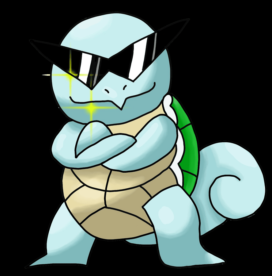 Squirtle in sunglasses