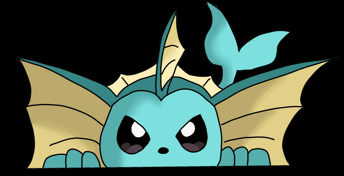 Vaporeon peeking